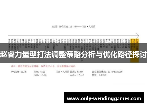 赵睿力量型打法调整策略分析与优化路径探讨